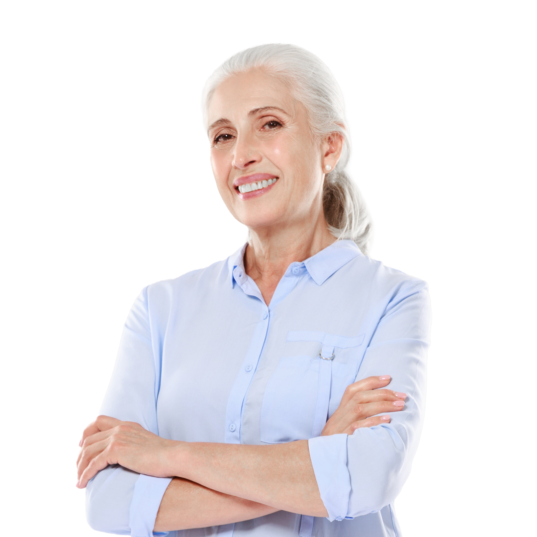Older adult reviewing Medicare status options